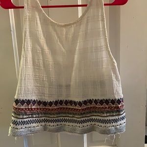 Boutique Embroidered Festival Tank Top